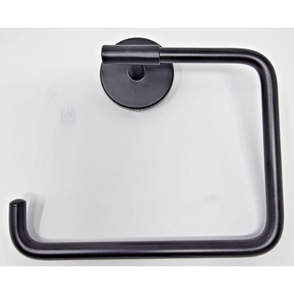 Delta 759460-BL Trinsic Towel Ring Matte Black Bathroom Hardware Wall Mount NIB